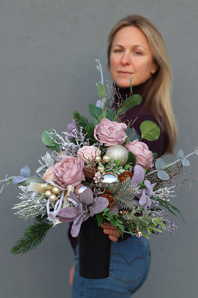 bukiet nagrobny, Lucilla Winter, wys.53cm 