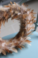 Bird A, wielkanocny wianek z piórami, śr.30cm