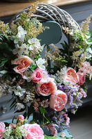 Kalathea, komplet dekoracji wielkanocnych, wianek & bukiet do święconki