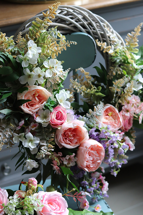 Kalathea, komplet dekoracji wielkanocnych, wianek & bukiet do święconki