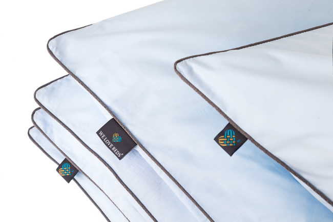 pościel bawełniana Azzurro 155x200cm