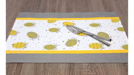OD RĘKI podkładka Żółta Pisanka, wym.35x50cm