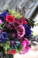 Lerra, atrakcyjna kompozycja kwiatowa do wazonu / bukiet dł.44cm