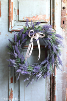 dekoracyjny wianek z lawendą, Lavender Home, śr.38cm  