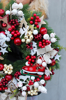 bardzo duży wianek / stroik dekoracyjny Christmas with tenDOM, śr.47cm