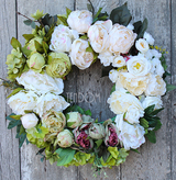 Caryca Katarzyna efektowny wieniec na drzwi, śr.50cm 