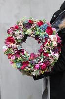 bardzo efektowny wianek Kontessa, śr.40cm