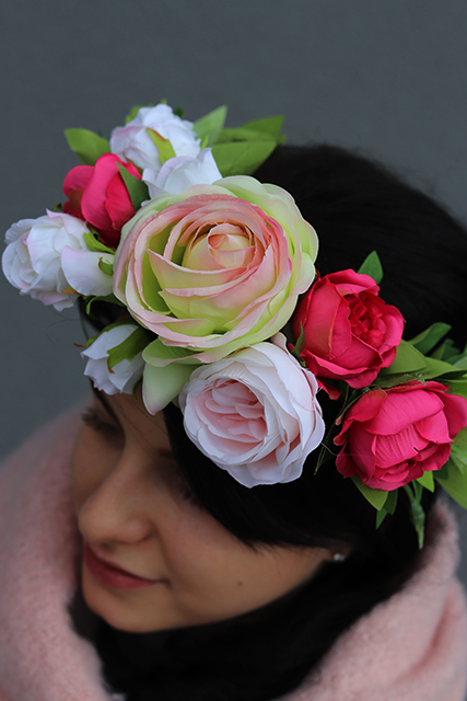 atrakcyjny wianek na głowę Nello, rozmiar uniwersalny