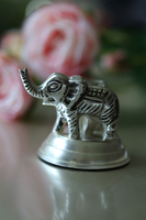 Elephant, posrebrzany pojemnik na wykałaczki, wym.4.5x5cm