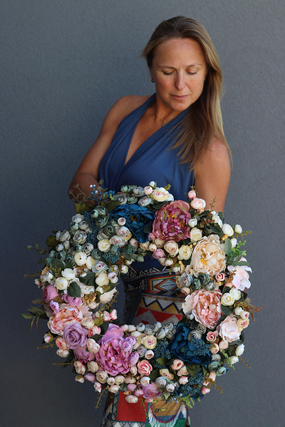 bardzo gęsty wianek Caryca Malaga, śr.56cm