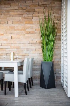 Nevis donica antracyt z wewnętrzną półką 46x75cm