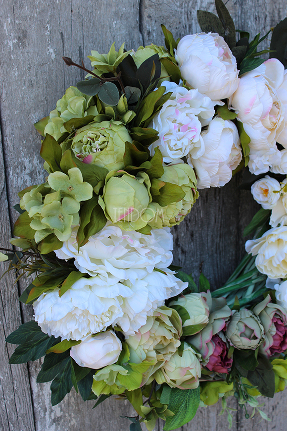 Caryca Katarzyna efektowny wieniec na drzwi, śr.50cm 