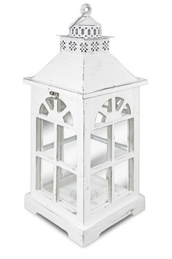 Annecy, drewniany lampion latarenka, wym.54x20x20cm