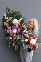 Valentina, komplet dekoracji nagrobnych, wiązanka + bukiet