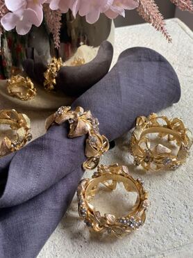 Bella Spring A, obrączki na serwetki kpl.4szt, wym.5.5x2.5cm