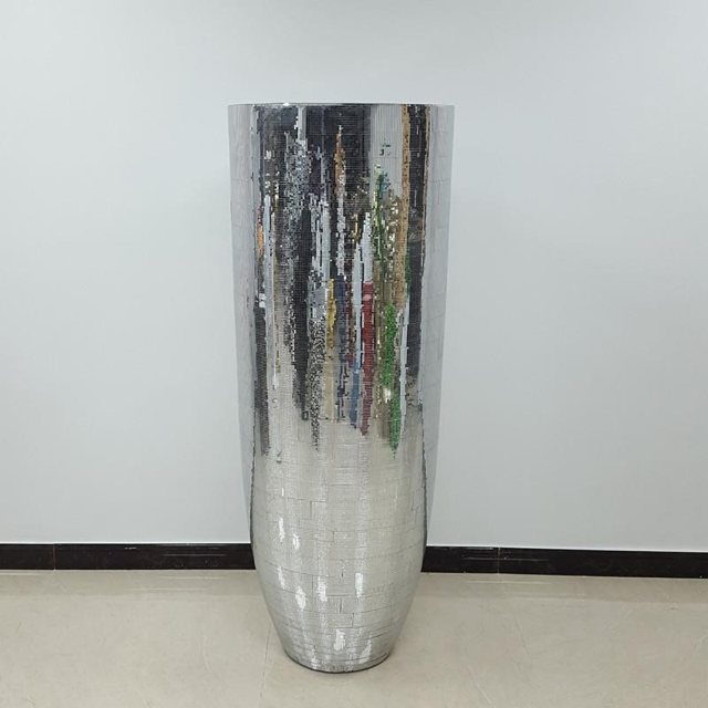 donica / osłonka lustrzana Mozaika Cygaro Small, wym.35x64cm