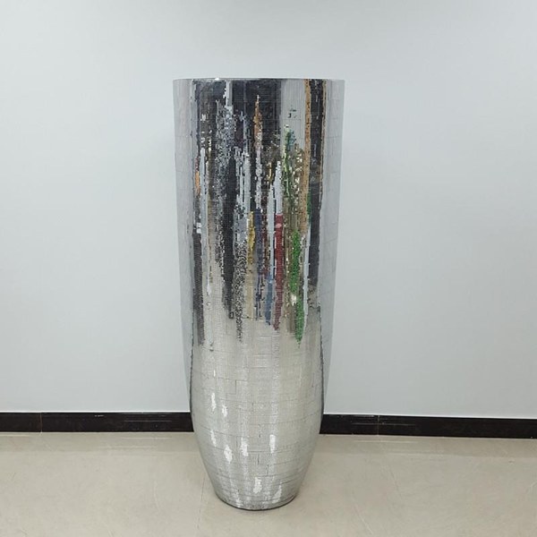 donica / osłonka lustrzana Mozaika Cygaro Small, wym.35x64cm