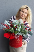 Winter Mood, zimowy flowerbox świąteczny