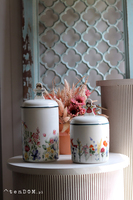 Pan Kwiatek, ceramiczny pojemnik z pokrywką	