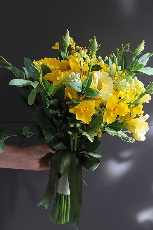 bukiet do wazonu Słoneczna Wiosna, sztuczne kwiaty