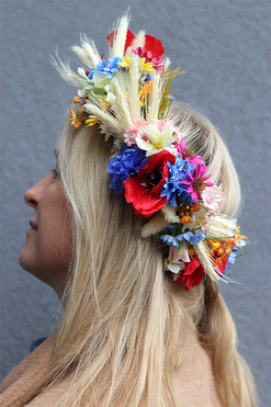 Mazowieckie Dni, kwiatowy wianek na głowę, rozmiar uniwersalny