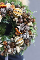 Naturanessa, świąteczny wianek dekoracyjny, śr.27cm