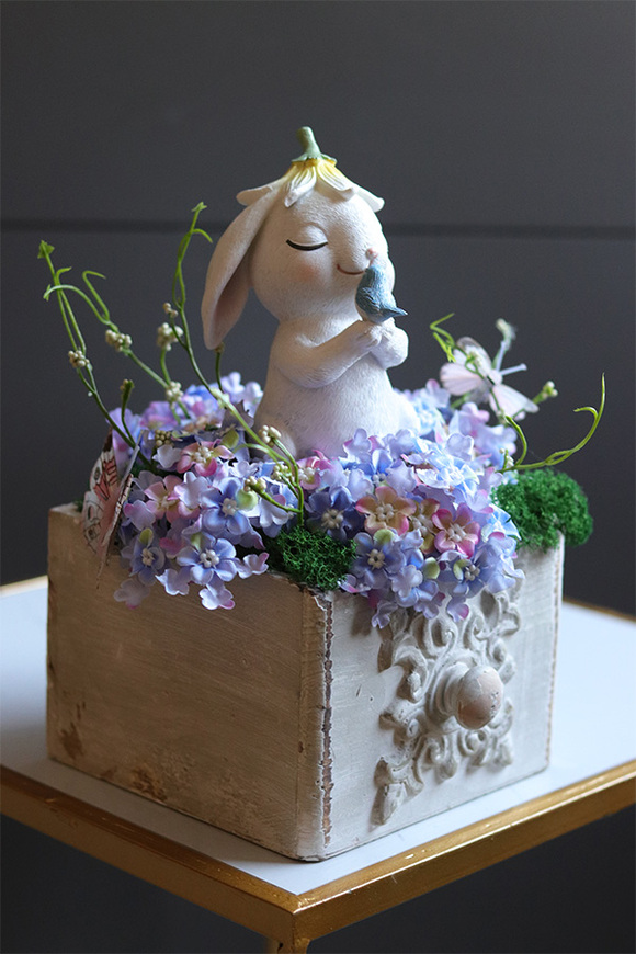 Sweetie Rabbit, dekoracja wielkanocna w szufladzie