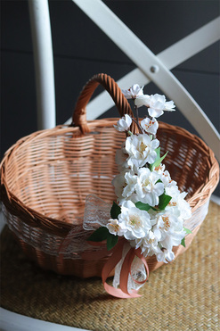 Jabłonka, dekorowany koszyczek wielkanocny, wys.23cm