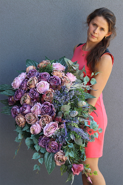 wiązanka nagrobna Nemosta, wym.85cm