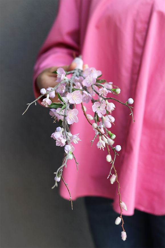 Wiosna z Wisienką, bukiet do wazonu