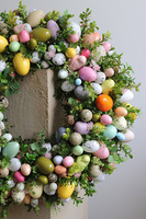 Moko Easter Pastelle 2, duży wielkanocny wianek na drzwi