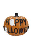 Halloween D, dekoracyjna figurka dynia pomarańczowa, wym.24x18.5x21cm