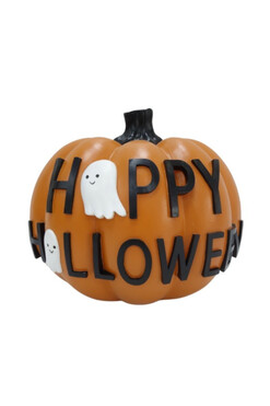 Halloween D, dekoracyjna figurka dynia pomarańczowa, wym.24x18.5x21cm