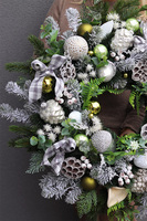 bożonarodzeniowy wianek do podwieszenia LED, Crista 2