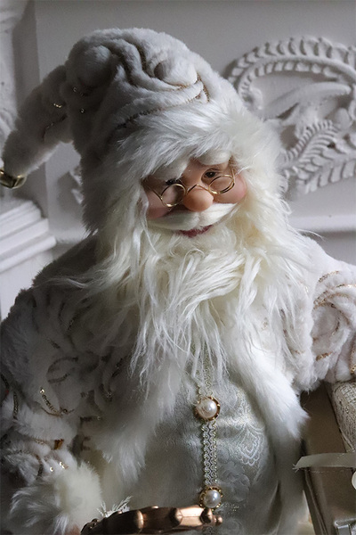 Mikołaj Noel, bożonarodzeniowa figurka miękki stojący