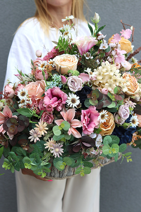 Jerreta, elegancka kompozycja nagrobna w skrzynce, wym.61x110cm