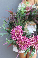 Chryzantemo, wieniec nagrobny, śr.68cm