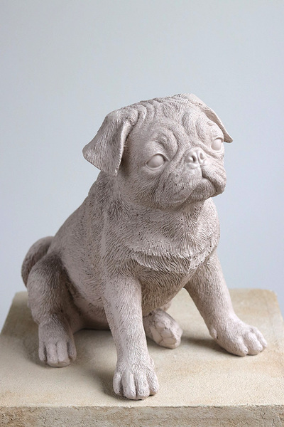 Dog in the Fog, figurka pies mops