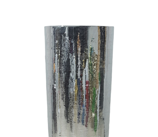 donica / osłonka lustrzana Mozaika Cygaro Small, wym.35x64cm