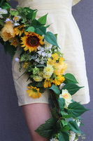 Słonecznikowy Gaj, bogata girlanda kwiatowa