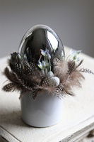 stroik wielkanocny, Kruszyna 2 Srebrne Jajko