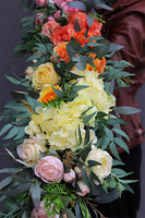 Tęcza Beauty, kolorowa girlanda kwiatowa