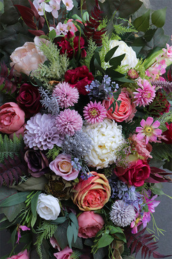 Valentina, wiązanka nagrobna, dł.101cm 