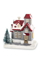 Mokki świąteczna dekoracja domek LED