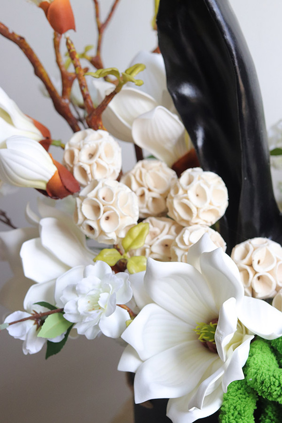 Black Easter Magnolia, flowerbox wielkanocny