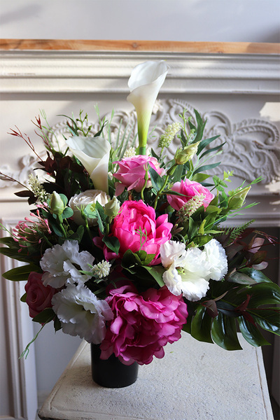 Matisa, bukiet nagrobny we wkładzie, dł.60cm