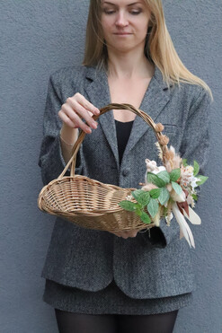 Gold Easter, koszyczek wielkanocny, wys.26cm