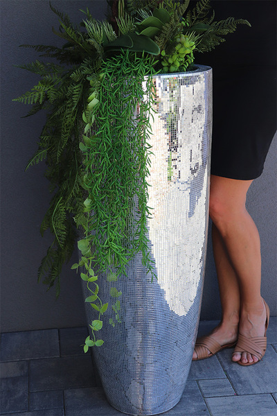 Mozaika, wysoki sztuczny storczyk podłogowy, wys.166cm