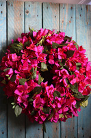 Bugenvilla, dekoracyjny różowy wianek