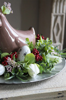 Kurka, stroik wielkanocny, śr.35cm